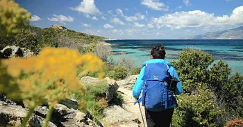 Randonnée dans la baie de St Florent en Corse