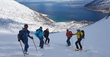 Ski de randonnée à Senja - Norvège