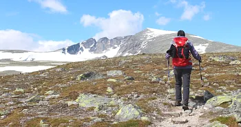 A pied à travers la Norvège