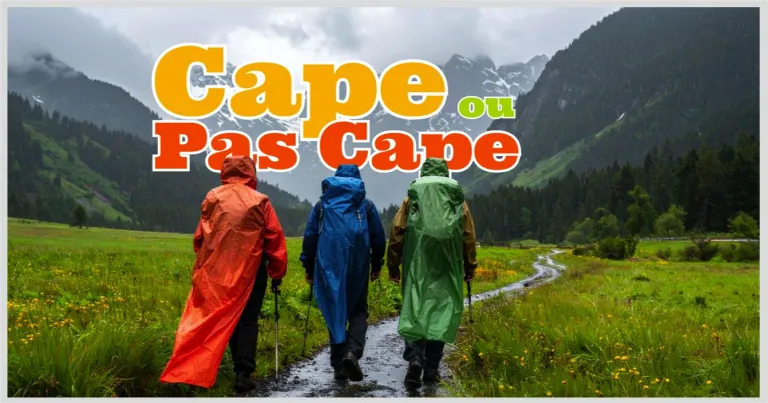 Quand la pluie devient diluvienne, la cape change la donne