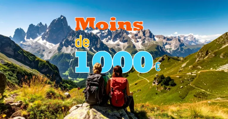 Séjours à MOINS de 1000€