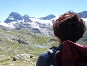 Les Alpes autrichiennes abritent de beaux glaciers.