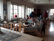 Au calme dans un des beaux salons de notre refuge gardé