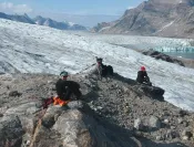 Sieste aux abords du glacier Karale. What else?