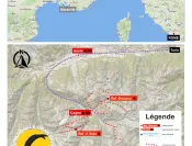 Carte du séjour Grand Paradis en randonnée