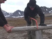 Le camp s'organise. Le bois flotté abonde.