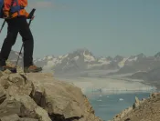 Un point de vue inoubliable sur le Glacier Rasmussen, tout proche de notre camp.