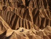 VTT dans les Bardenas